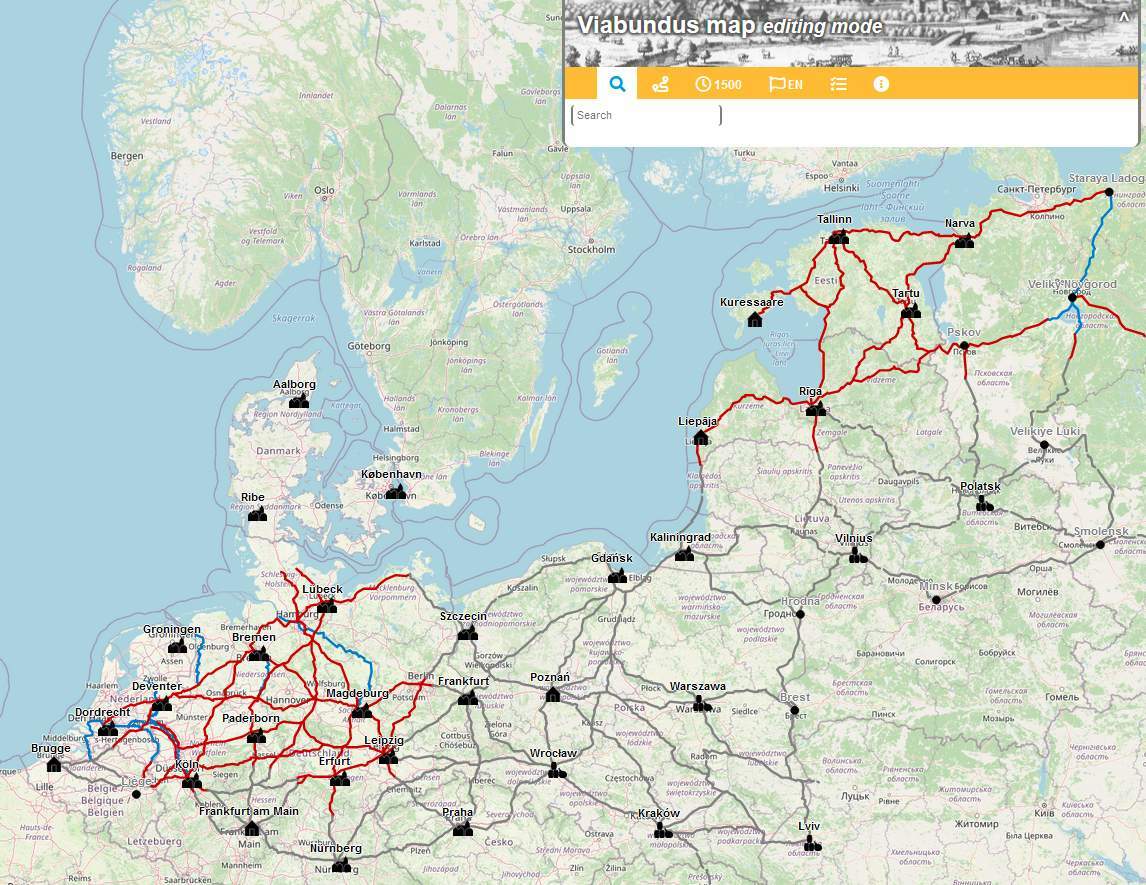 Revealing the Routes of the Hanseatic Era Online