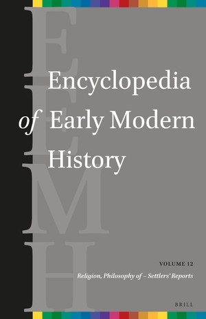 Encyclopedia of Early Modern History, volume 12