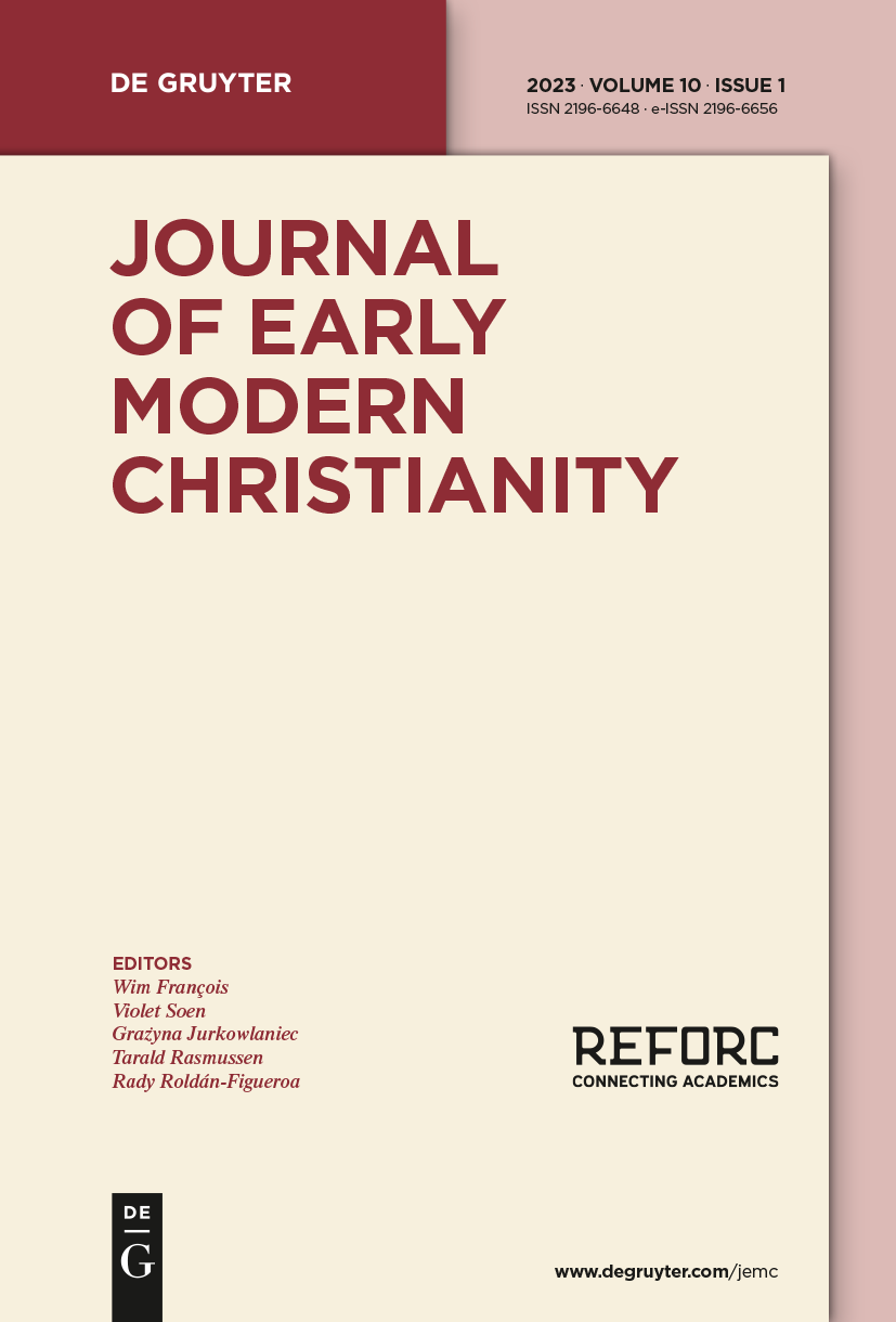 Journal of Early Modern Christianity Volume 10 Issue 1