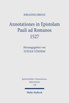 Annotationes in Epistolam Pauli ad Romanos 1527