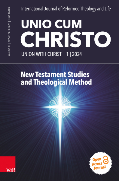 Unio Cum Christo: New Testament Studies and Theological Method