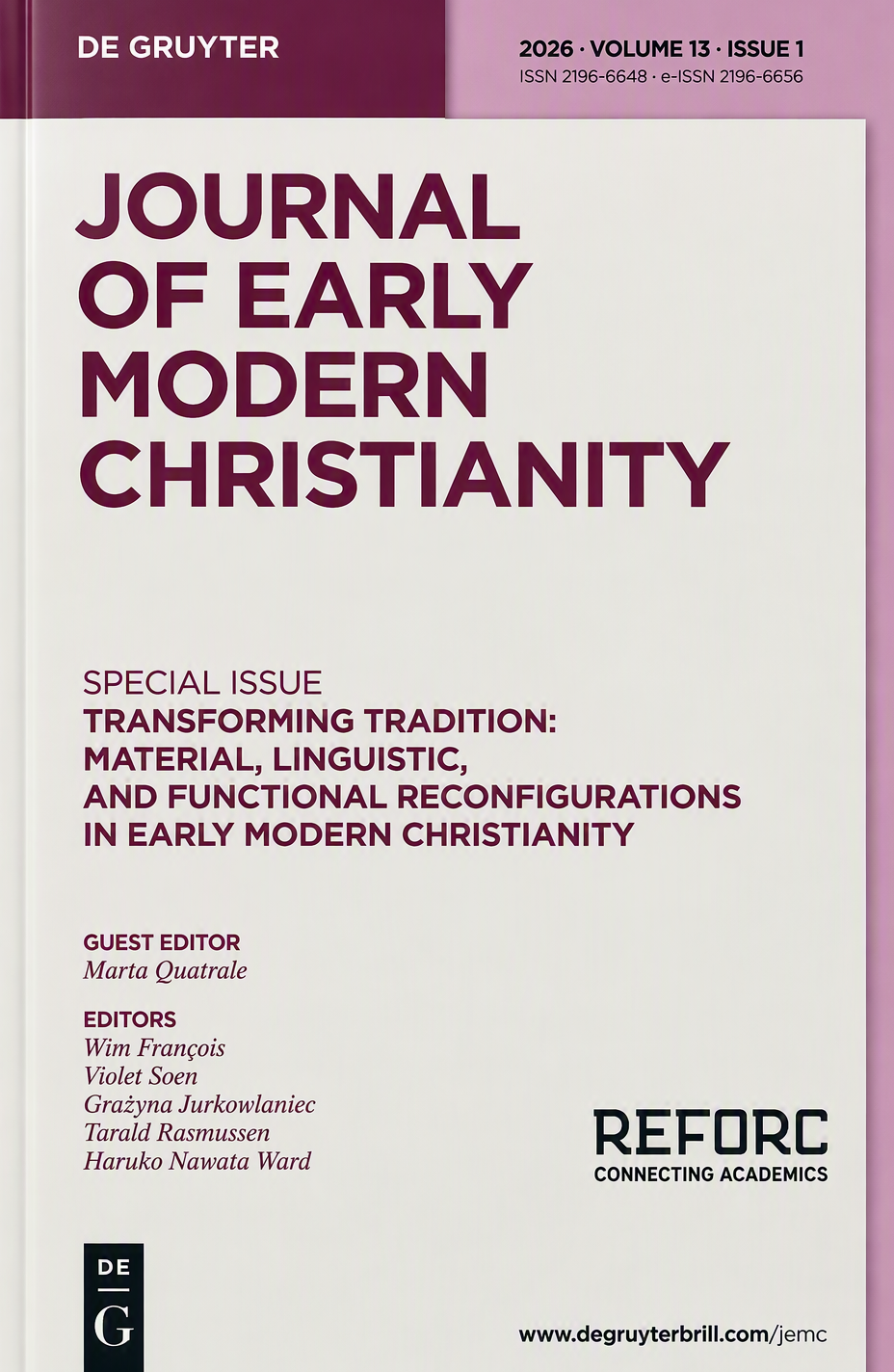 JEMC Volume 13, Issue 1